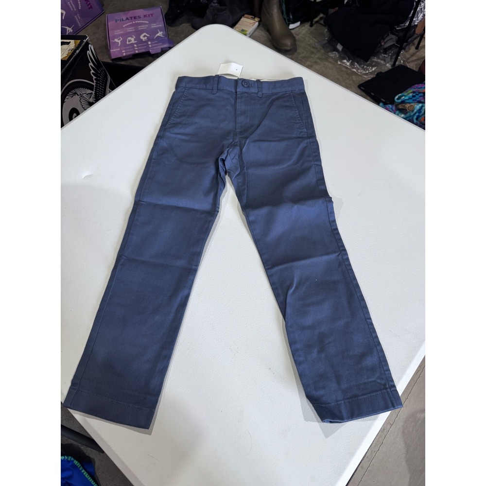 Crewcuts Boys Slim Chino Pants Navy Blue Size 7 L1633 NWT